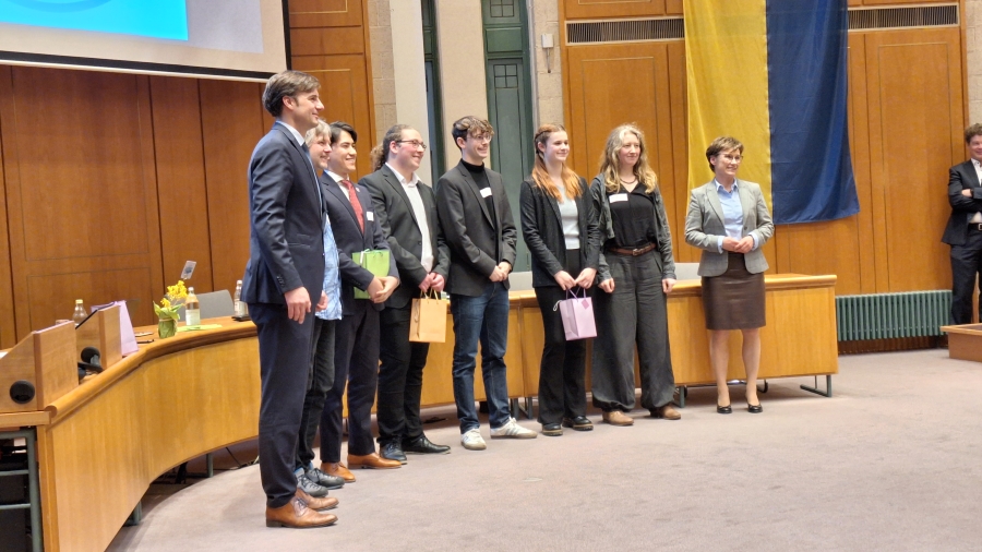 Ehrung des Jugendorgateams